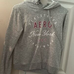 i’m selling a gray aeropostale sweatshirt size extra small :)
